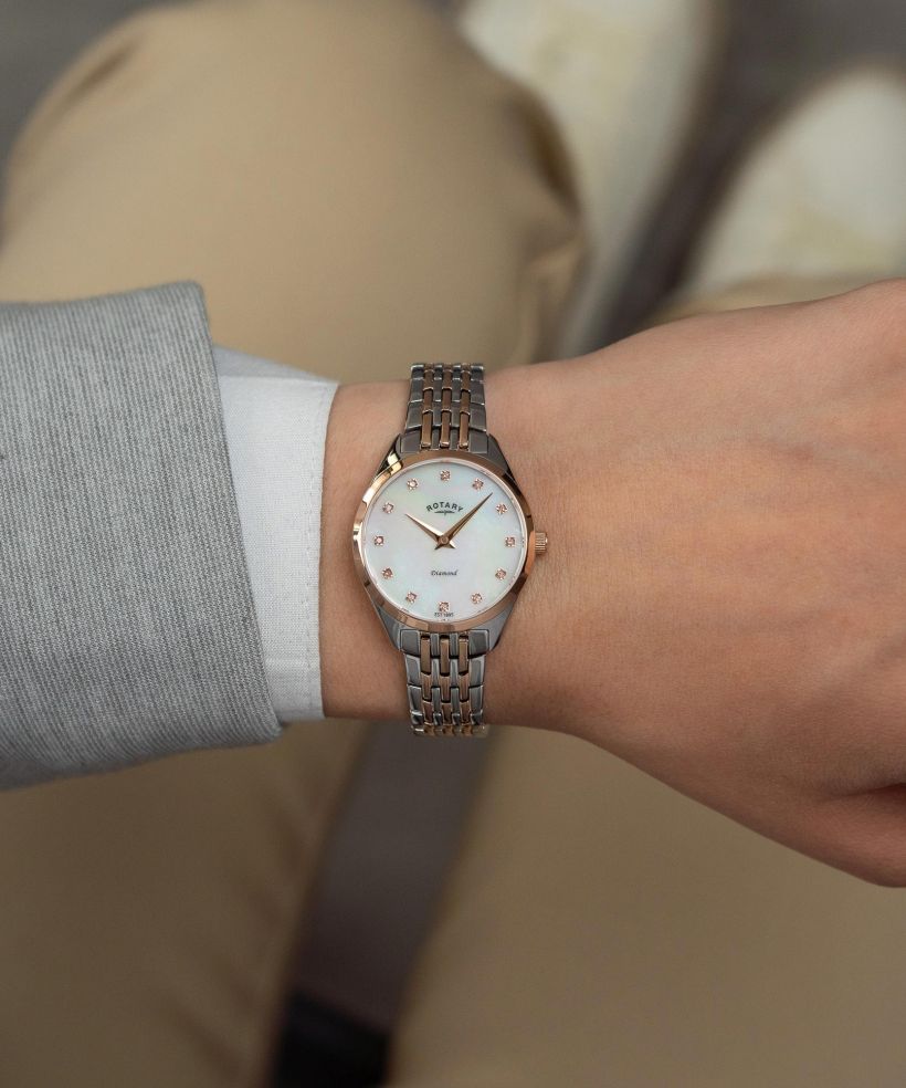 Годинник Жіночий Rotary Ultra Slim Diamond