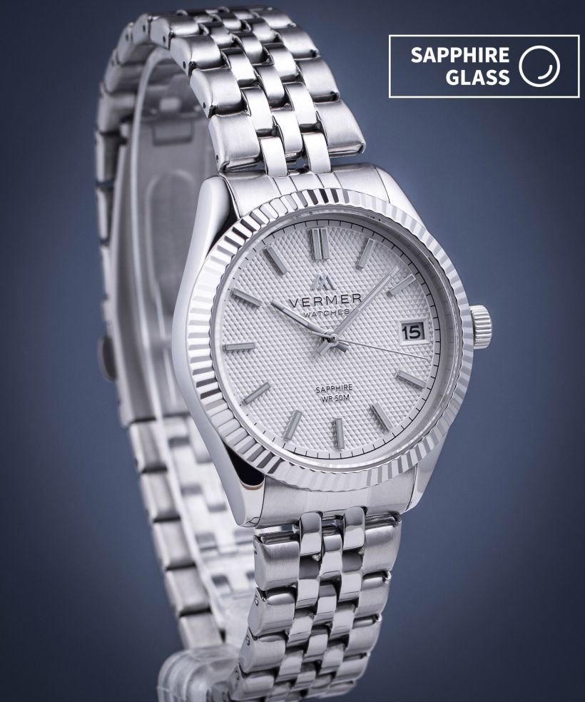 Годинник Жіночий VERMER Ionian Lady White Silver Steel