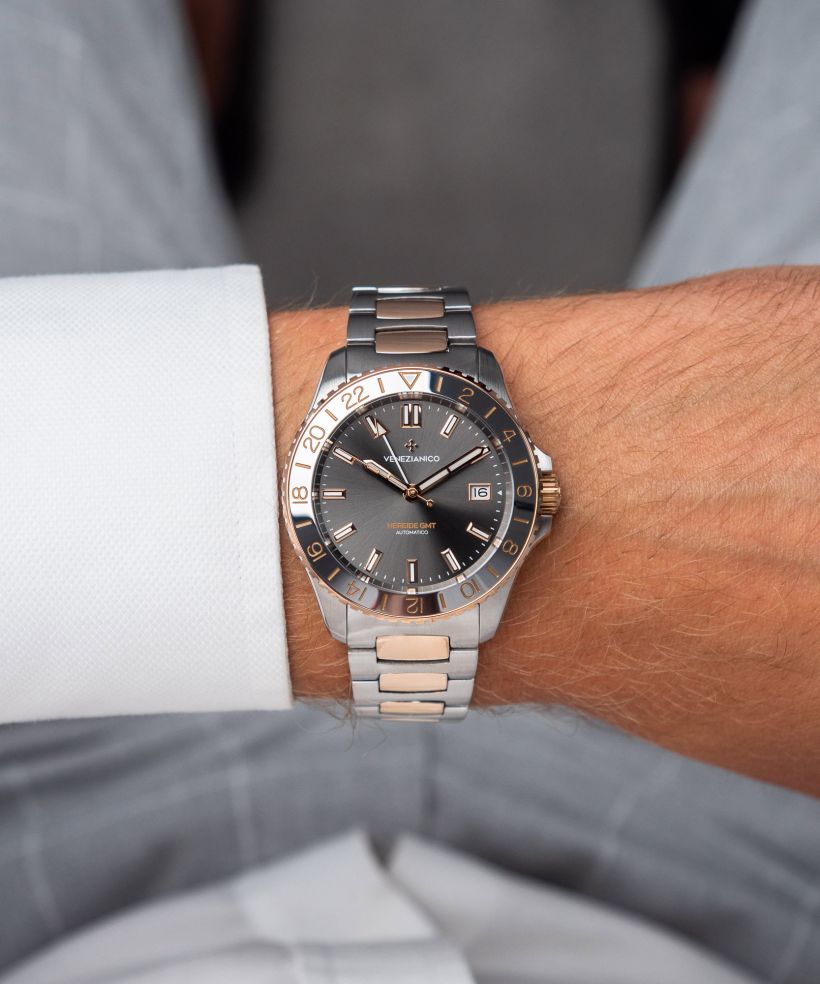 Годинник для Жінок і Чоловіків Venezianico Nereide GMT Grand Tour Automatic