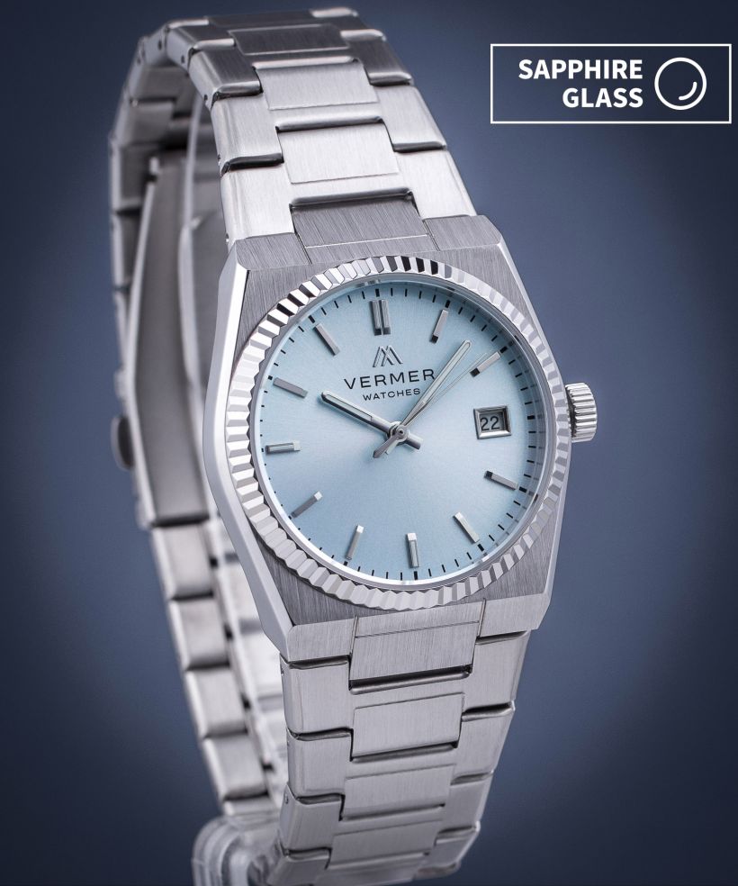 Годинник Жіночий VERMER Caspian Lady Blue Silver Steel