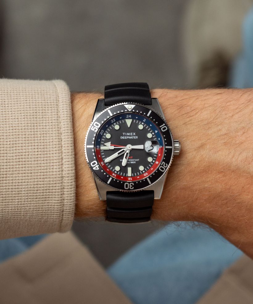 Годинник Чоловічий Timex Deepwater Reef GMT