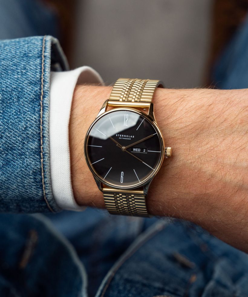 Годинник Чоловічий Sternglas Berlin Metro Piano Black