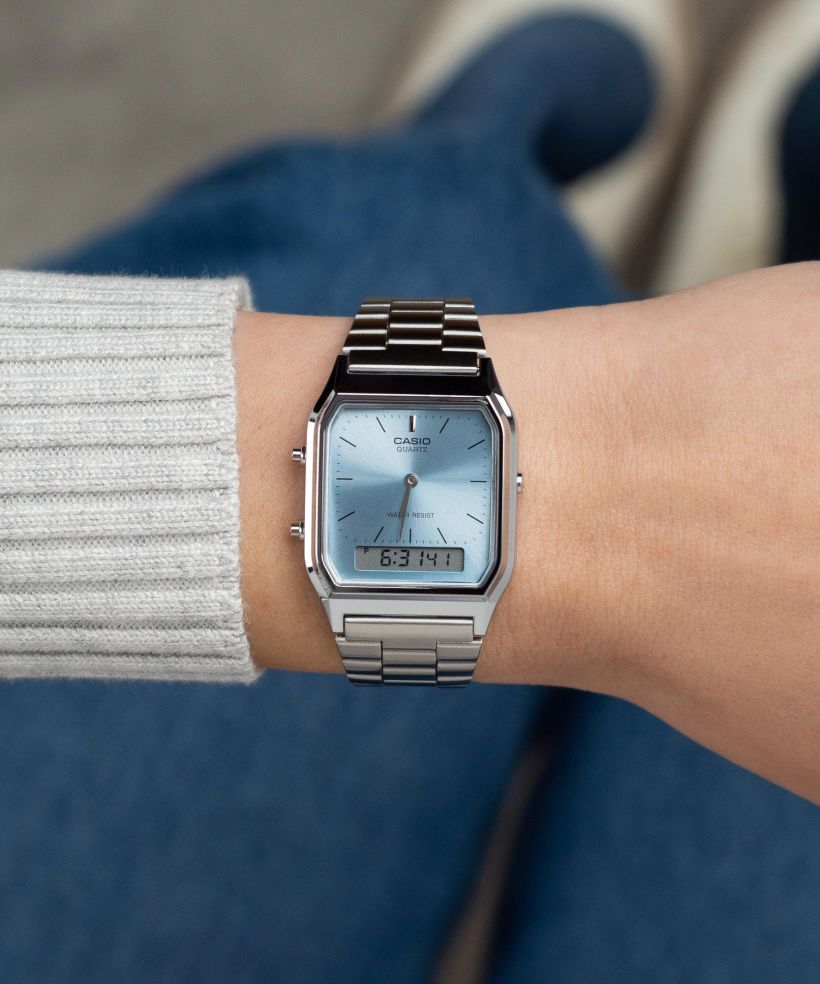 Годинник для Жінок і Чоловіків Casio Vintage Edgy niebieski