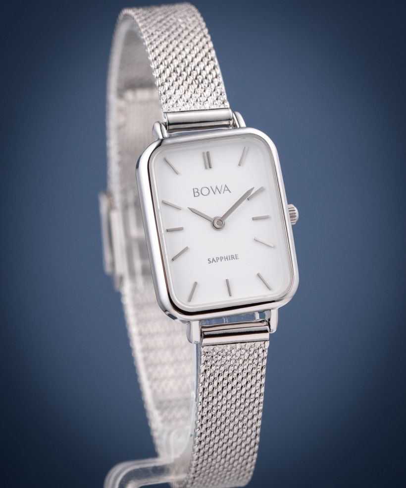 Годинник Жіночий BOWA Dubai White-Silver Mesh 20