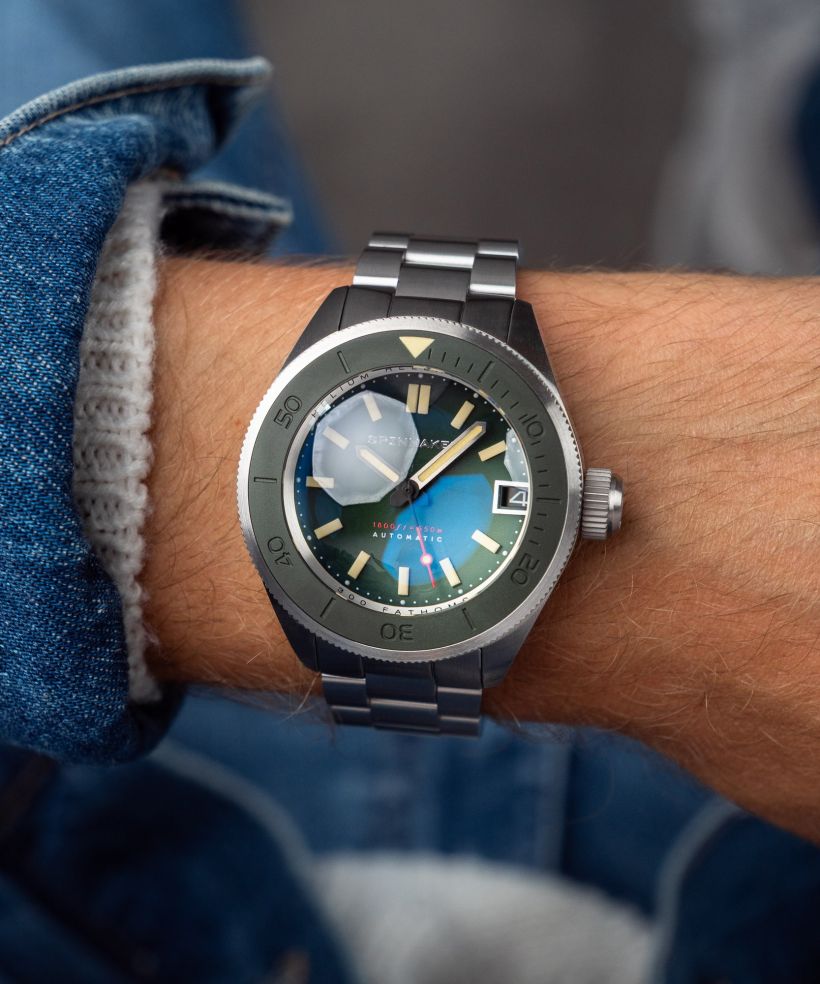 Годинник Чоловічий Spinnaker Piccard Hunter Green