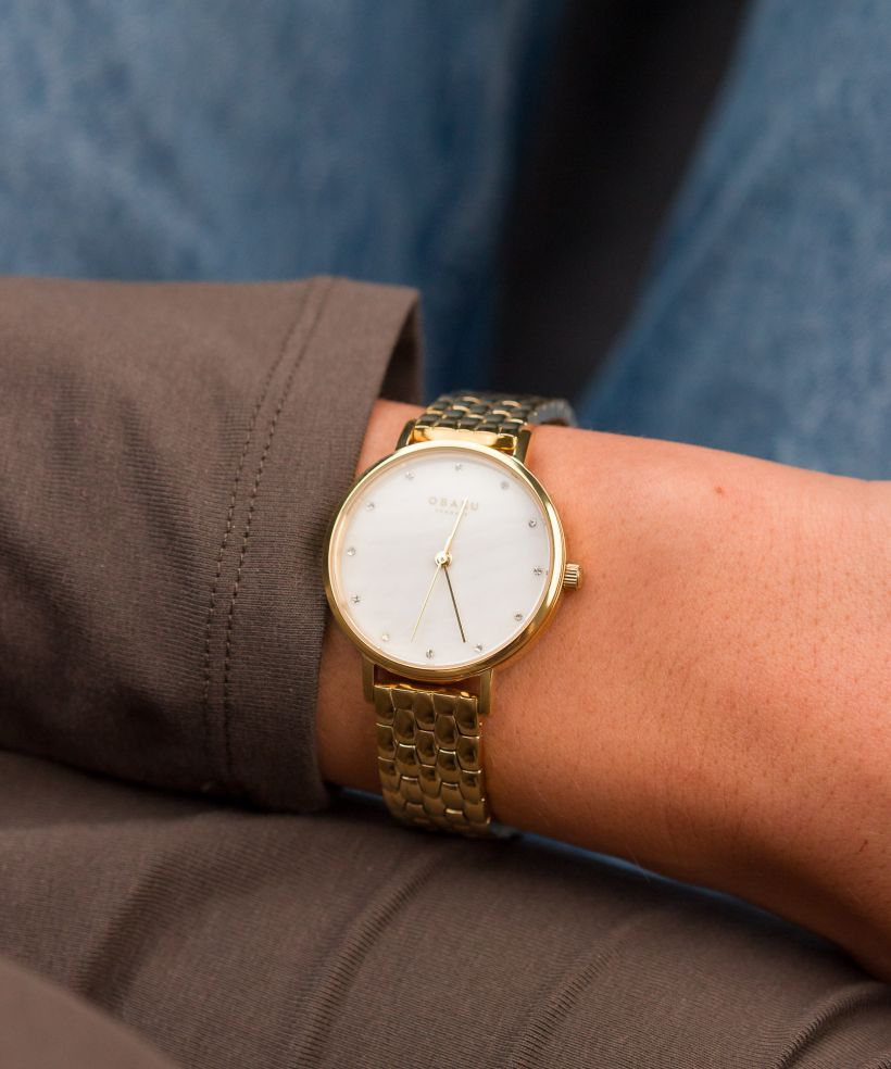 Годинник Жіночий Obaku Brink Lille Perlemor Cider