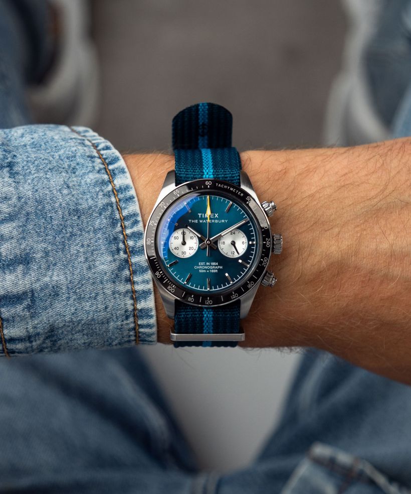 Годинник Чоловічий Timex Waterbury Heritage Chronograph
