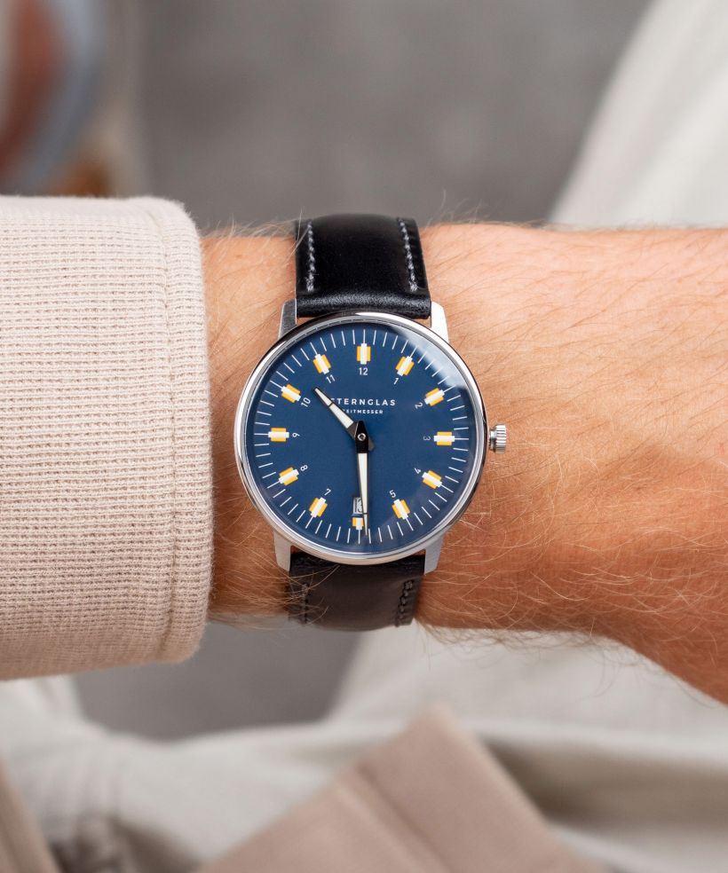 Годинник Чоловічий Sternglas Egor Blue Silver