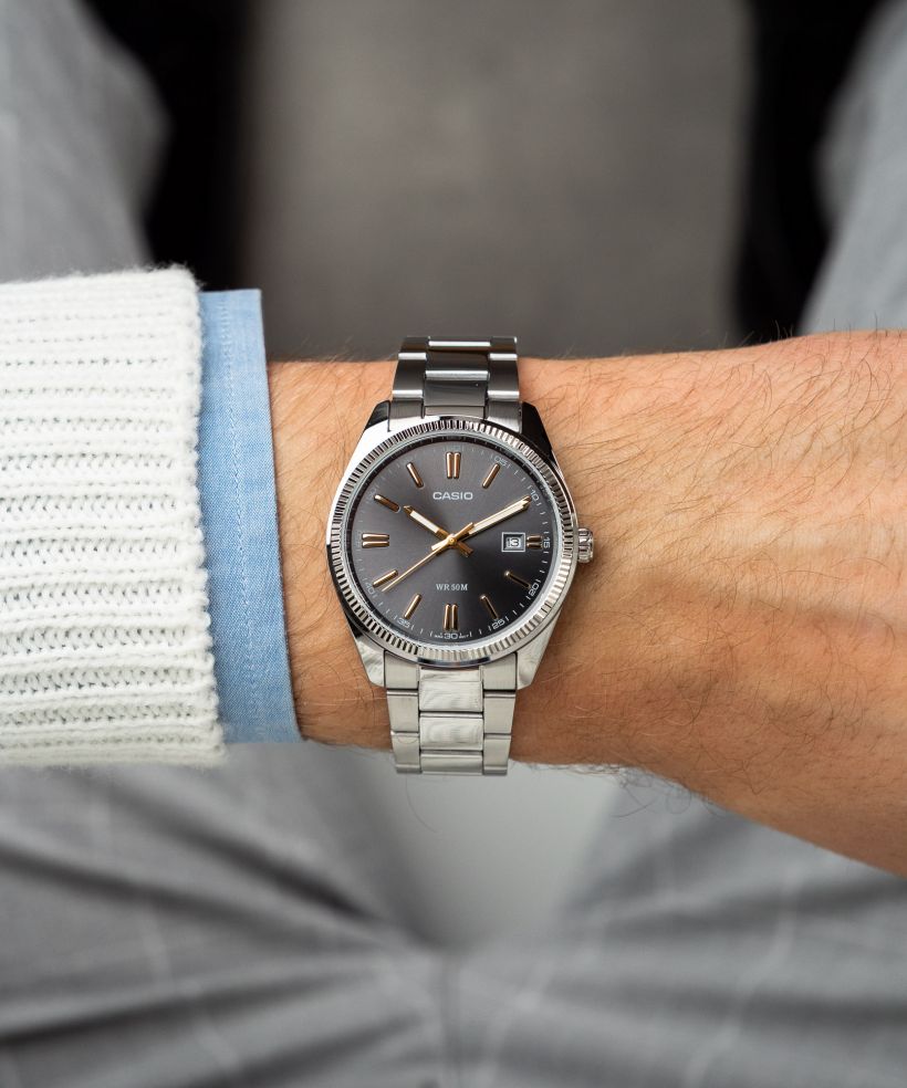 Годинник Чоловічий Casio MTP чорний