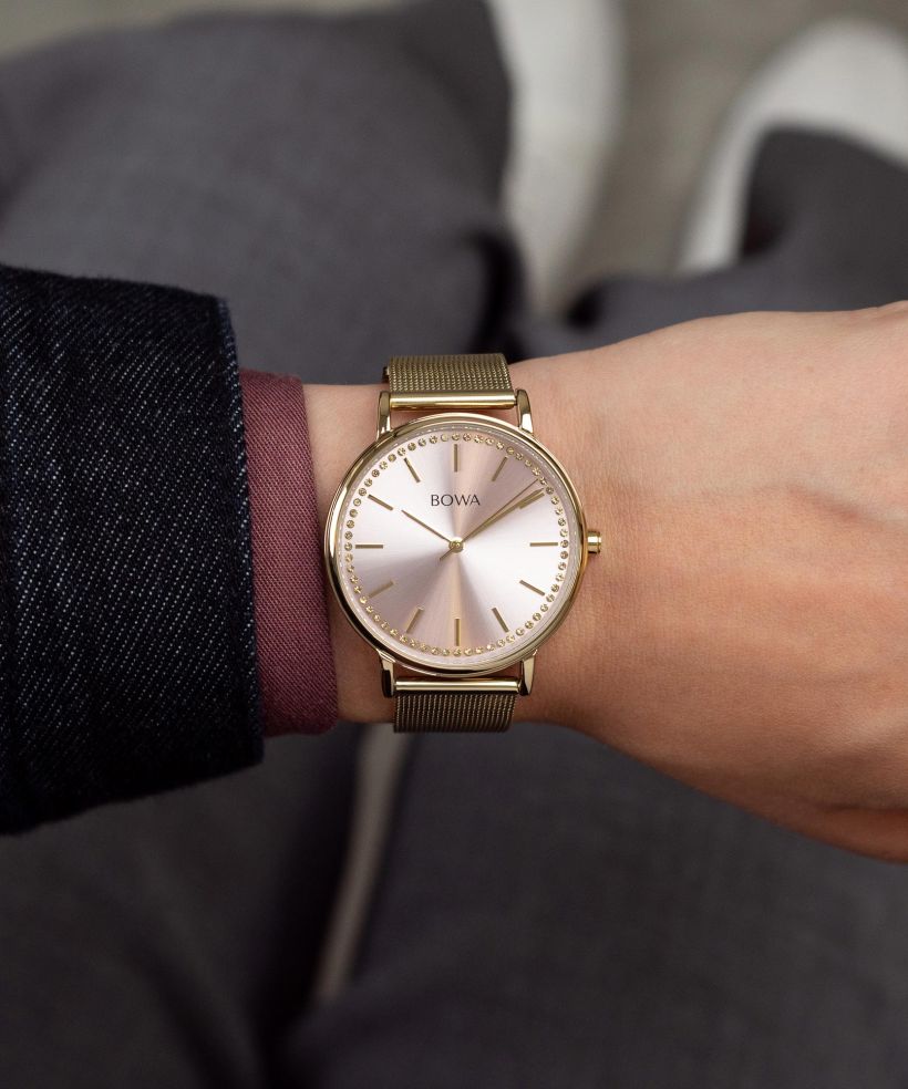 Годинник Жіночий BOWA Rio Rose-Gold Gold Mesh 38