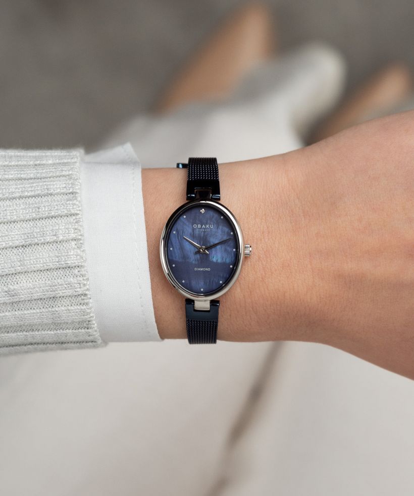 Годинник Жіночий Obaku Oval Diamond