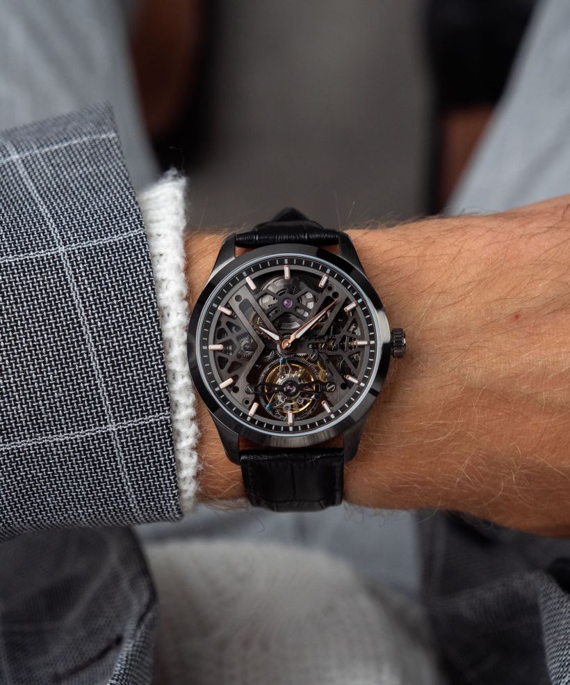 Годинник Чоловічий Pierre Ricaud Tourbillon Automatic Skeleton