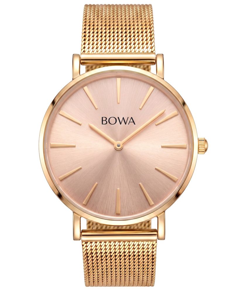 Годинник Жіночий BOWA New York Pink-Gold Mesh 38