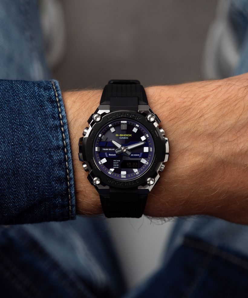 Годинник Чоловічий Casio G-Shock G-Steel Bluetooth Sync Solar