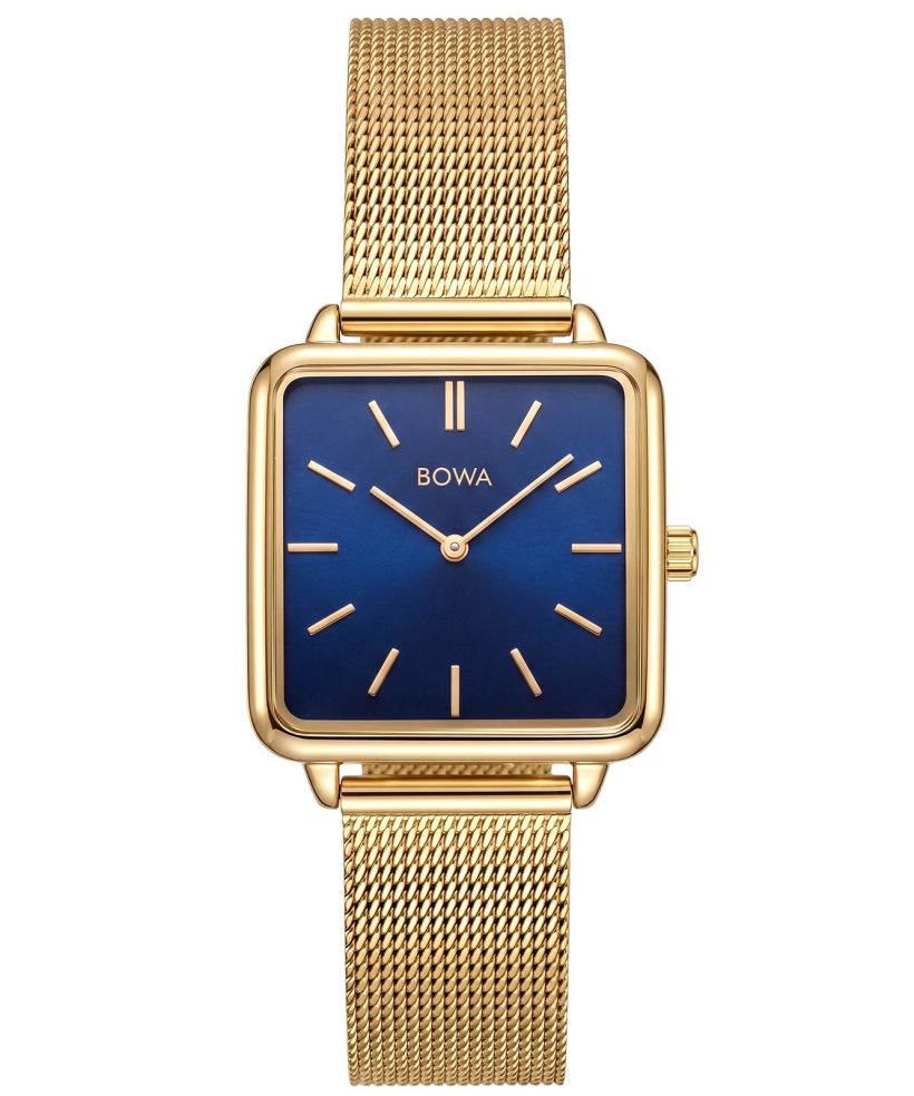 Годинник Жіночий BOWA Vienna Navy Blue-Gold Mesh 29