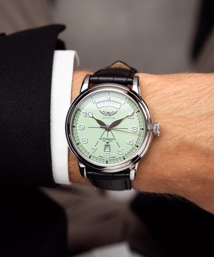 Годинник Чоловічий Aviator Douglas DC-3 Day-Date Automatic Limited Edition