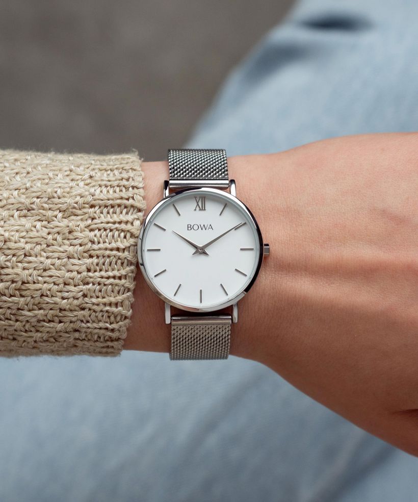 Годинник Жіночий BOWA London White Silver 33