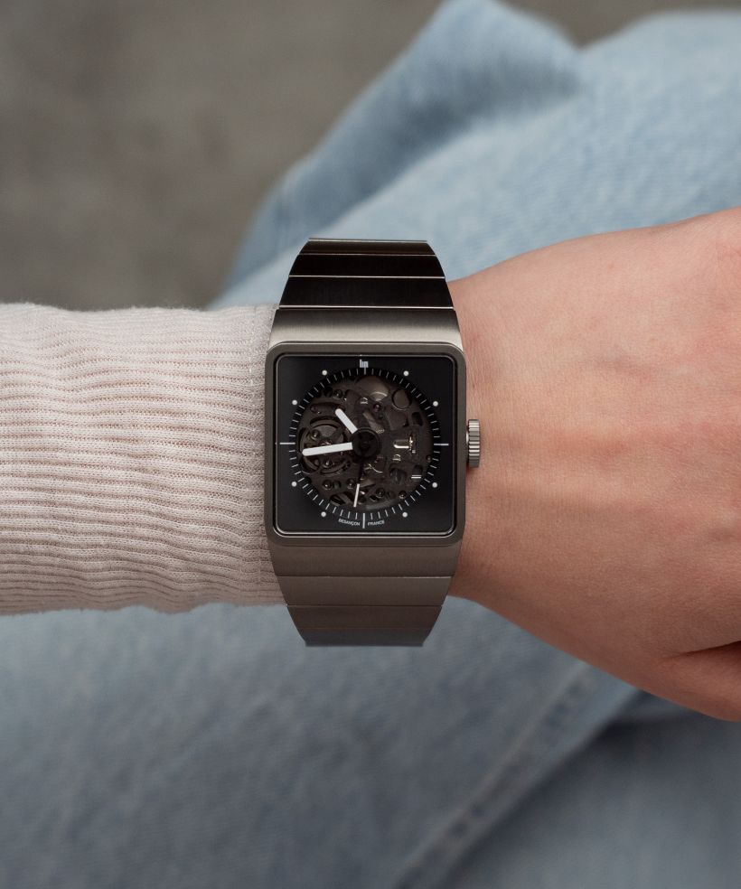 Годинник Жіночий Lip Big TV Titanium Automatic Skeleton