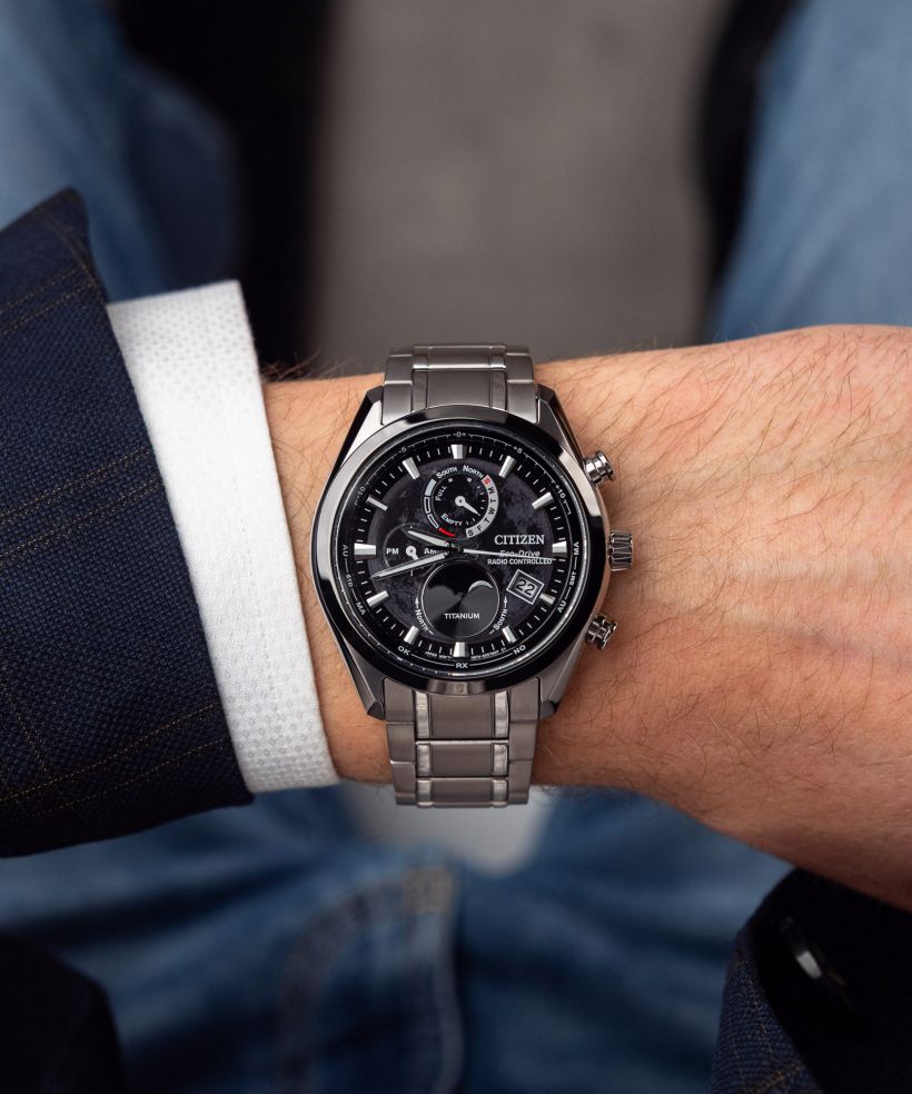 Годинник Чоловічий Citizen Tsukiyomi Radio Controlled Moonphase