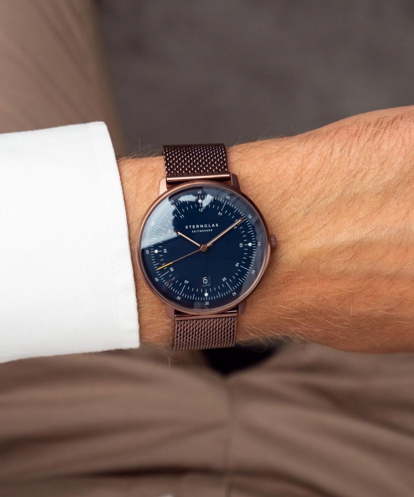 Годинник Чоловічий Sternglas Hamburg Dark Blue