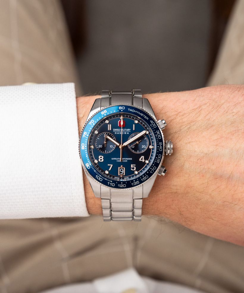 Годинник Чоловічий Swiss Military Hanowa Spitfire Chronograph