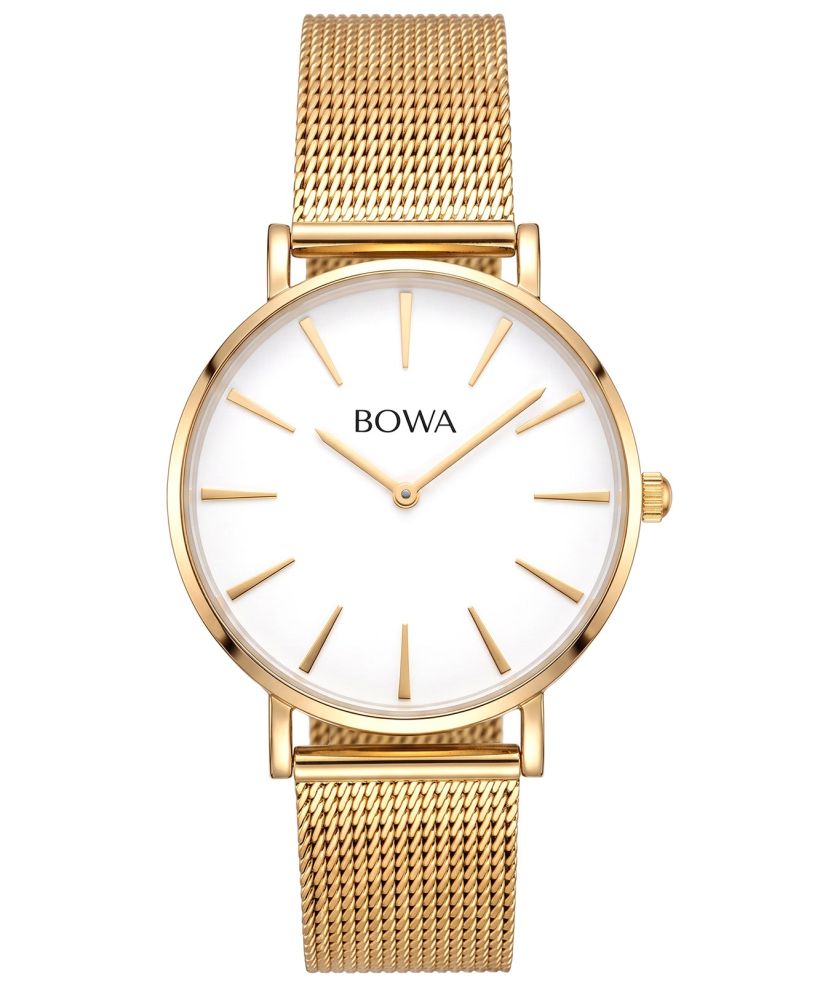 Годинник Жіночий BOWA New York Petite White-Gold Mesh 34
