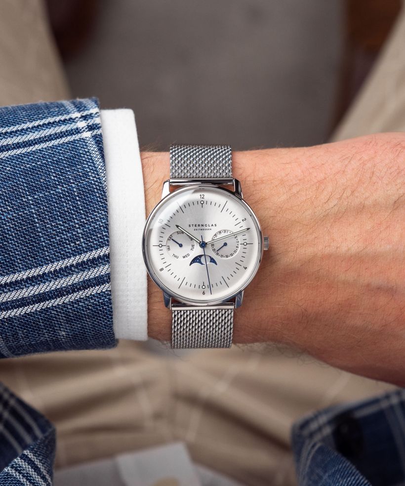 Годинник Чоловічий Sternglas Naos Moonphase