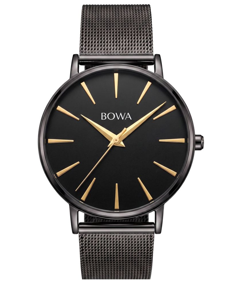Годинник Жіночий BOWA Praha Black-Gold Tone Mesh 38