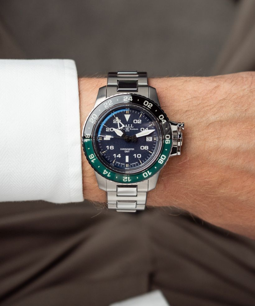 Годинник Чоловічий Ball AeroGMT II Automatic Chronometer