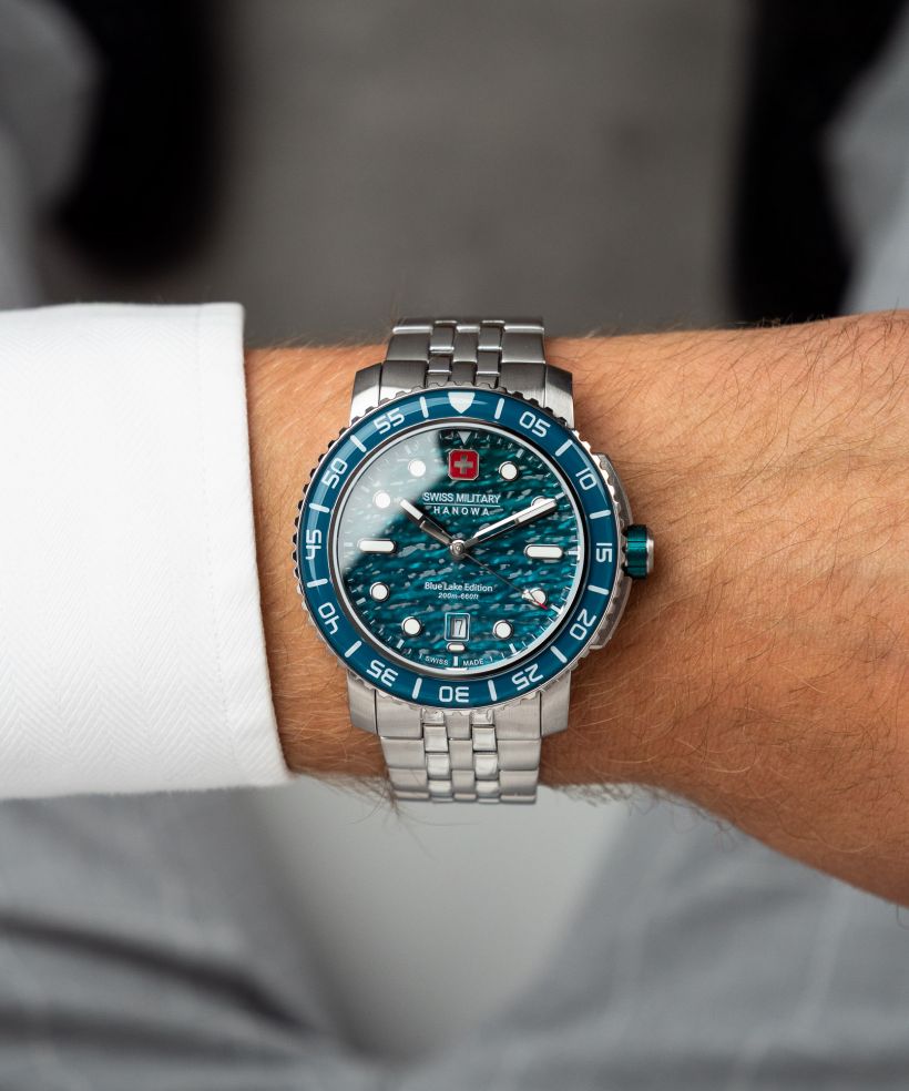 Годинник Чоловічий Swiss Military Hanowa Swiss Blue Lake