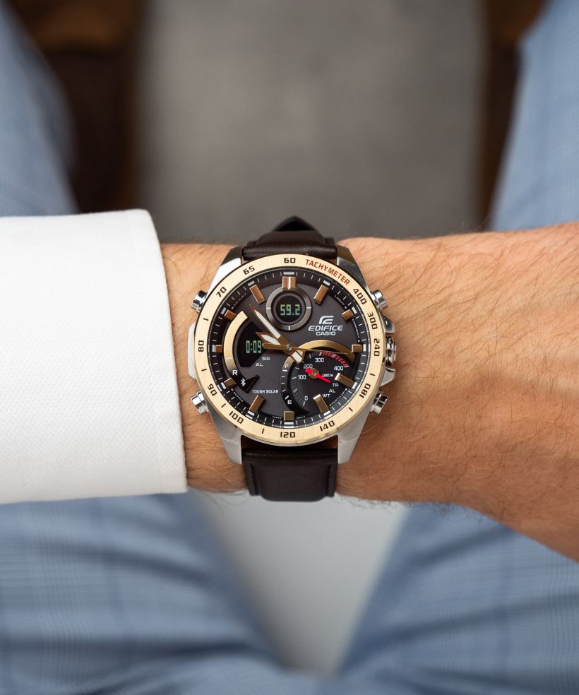 Годинник Чоловічий Casio Edifice Premium Bluetooth Sync Tough Solar
