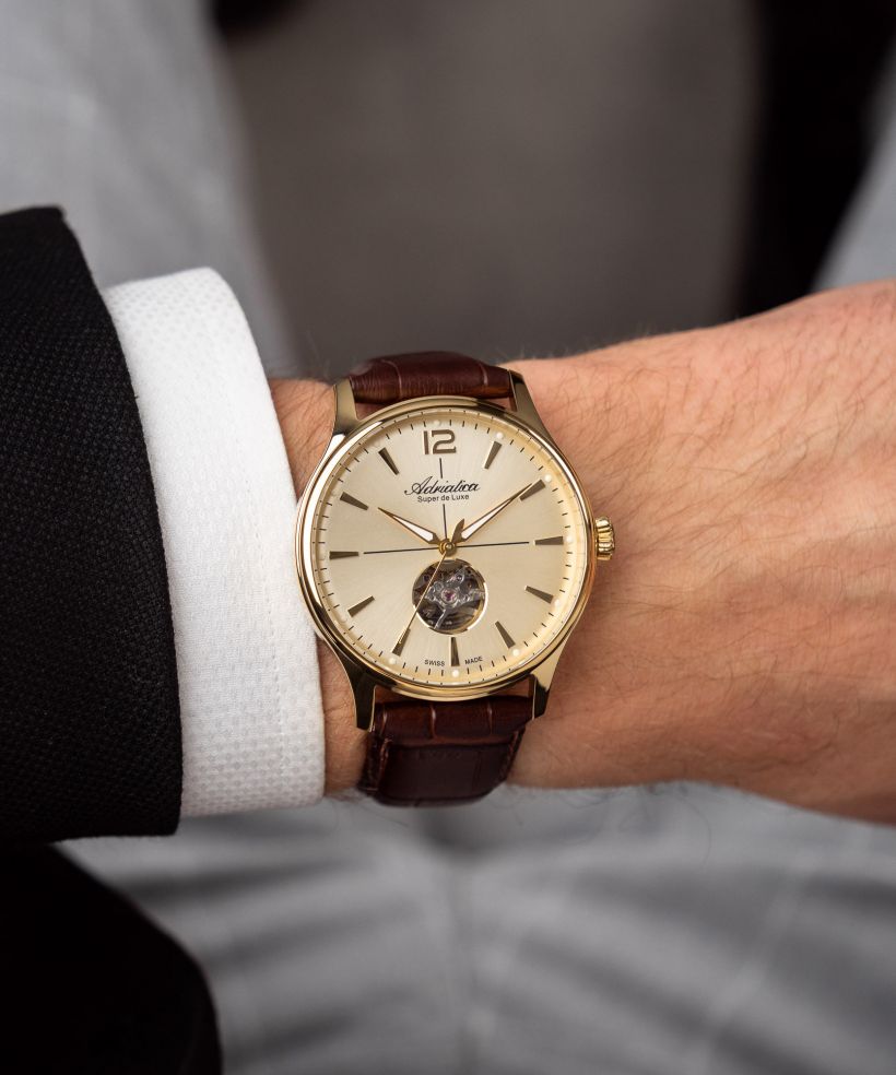 Годинник Чоловічий Adriatica Open Heart Automatic
