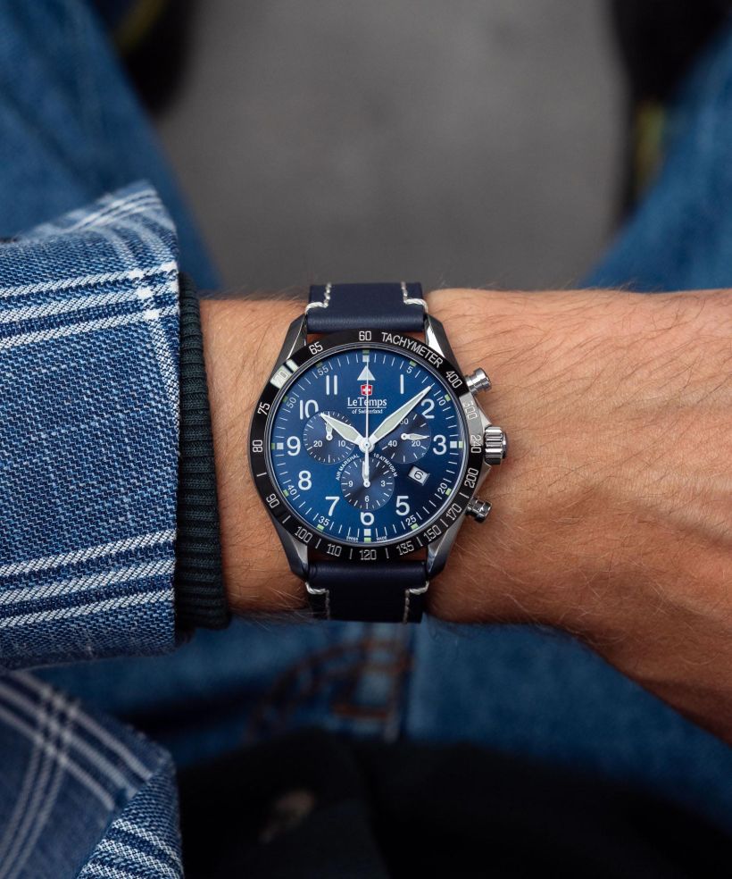 Годинник Чоловічий Le Temps Air Marshal Chronograph
