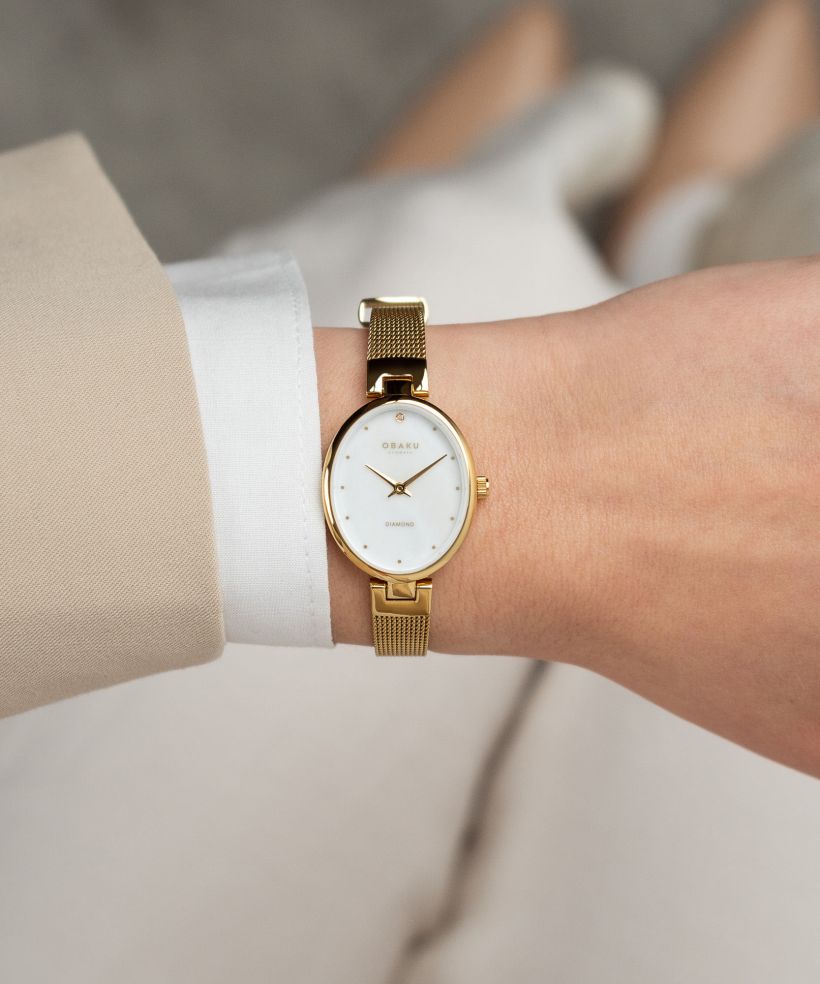 Годинник Жіночий Obaku Oval Diamond