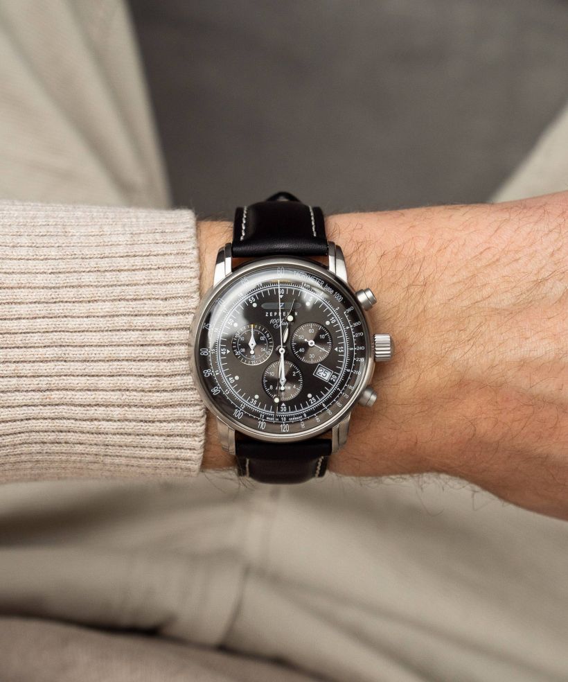 Годинник Чоловічий Zeppelin 100 Years Zeppelin Chronograph Alarm