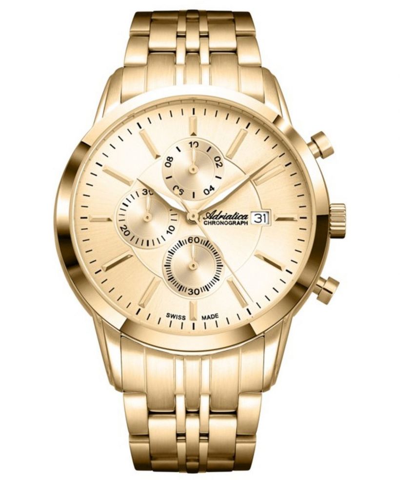 Годинник Чоловічий Adriatica Sapphire Chronograph