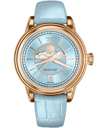 Годинник Жіночий Aviator Moonflight Ice Blue Limited Edition