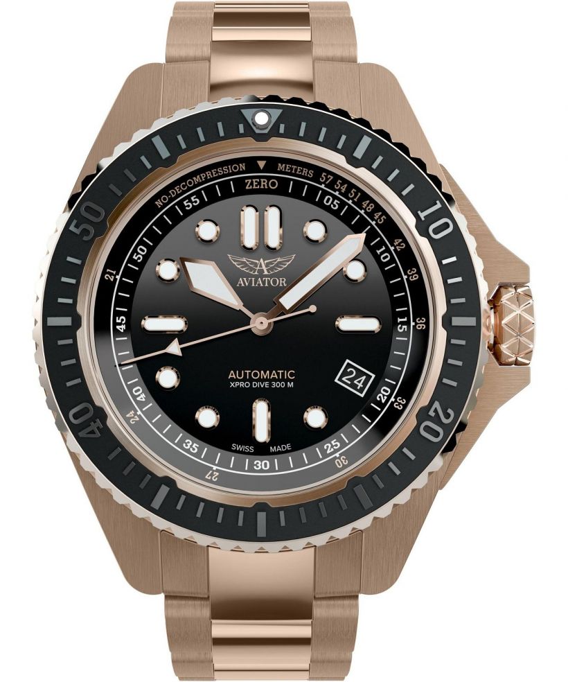 Годинник Чоловічий Aviator XPRO Dive Breather 300 Automatic