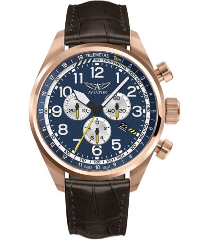 Годинник Чоловічий Aviator Airacobra P45 Chronograph