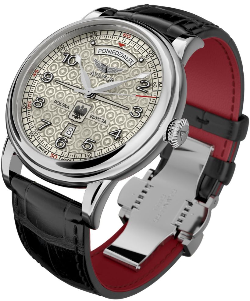 Годинник Чоловічий Aviator Polska Edycja V Kpt. Pil. Stanisław Skarżyński Automatic Limited