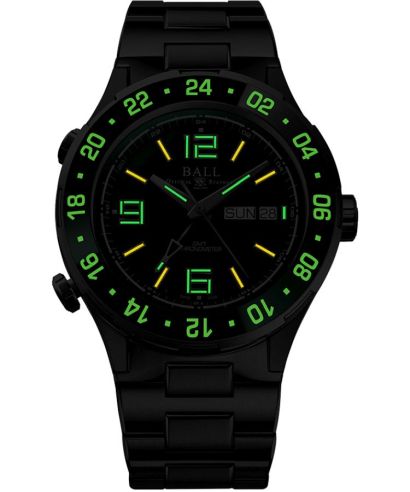 Годинник Чоловічий Ball Roadmaster Marine GMT Automatic Titanium Limited Edition