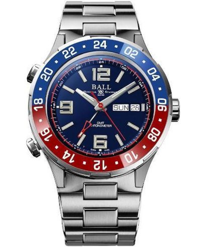 Годинник Чоловічий Ball Roadmaster Marine GMT Automatic Titanium Limited Edition