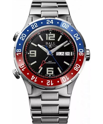 Годинник Чоловічий Ball Roadmaster Marine GMT Automatic Titanium Limited Edition
