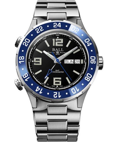Годинник Чоловічий Ball Roadmaster Marine GMT Automatic Titanium Chronograph Limited Edition