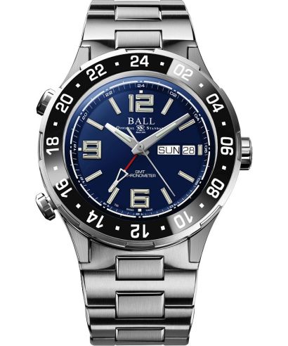 Годинник Чоловічий Ball Roadmaster Marine GMT Automatic Titanium Chronograph
