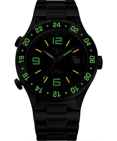 Годинник Чоловічий Ball Roadmaster Pilot GMT Automatic Titanium Chronograph Limited Edition