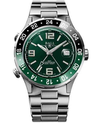 Годинник Чоловічий Ball Roadmaster Pilot GMT Automatic Titanium Chronograph