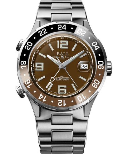 Годинник Чоловічий Ball Roadmaster Pilot GMT Automatic Titanium Chronograph Limited Edition