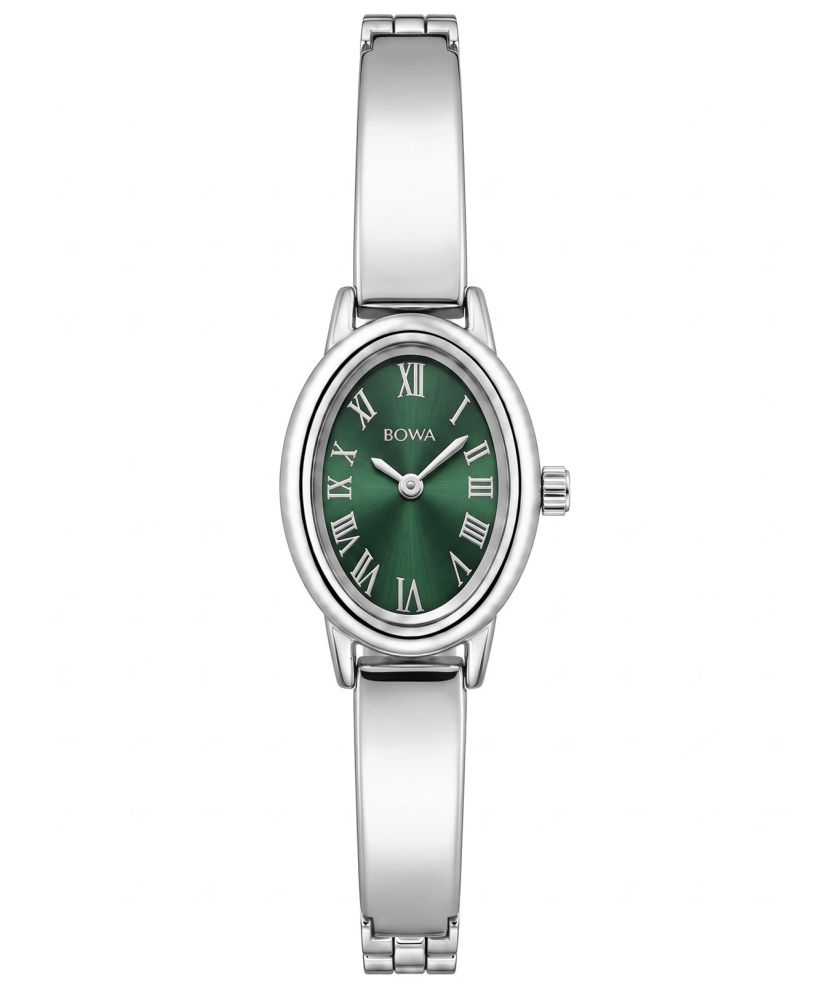 Годинник Жіночий BOWA Budapest Green Silver Steel 19