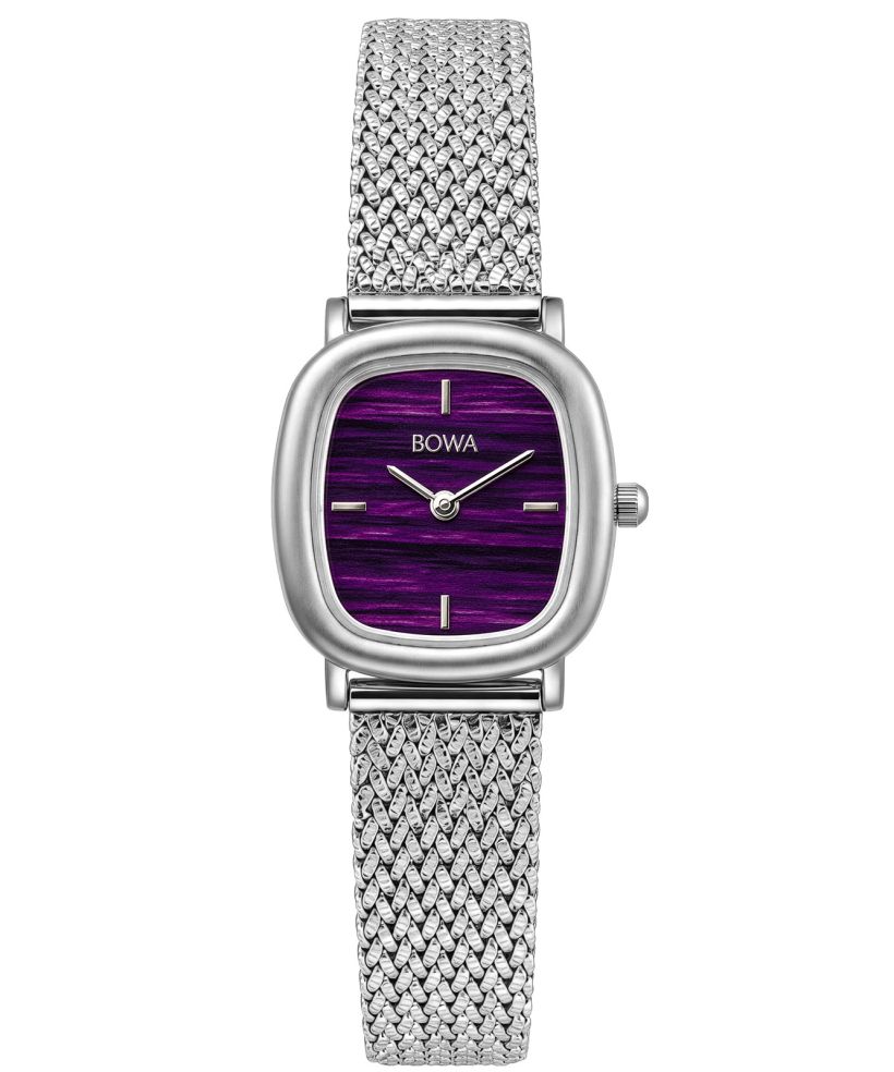 Годинник Жіночий BOWA Los Angeles Purple Silver Mesh 24